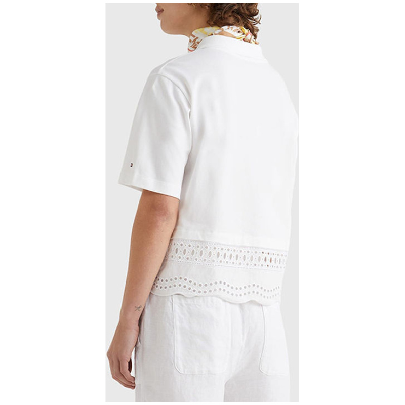 TOMMY HILFIGER RLX BRODERIE ANGLAISE POLO